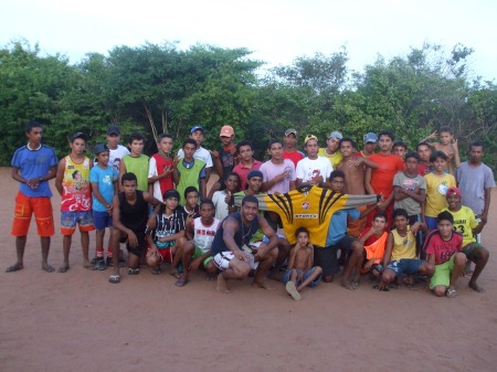 Trabalho com jovens da comunidade em Canto do Buriti - Piaui
